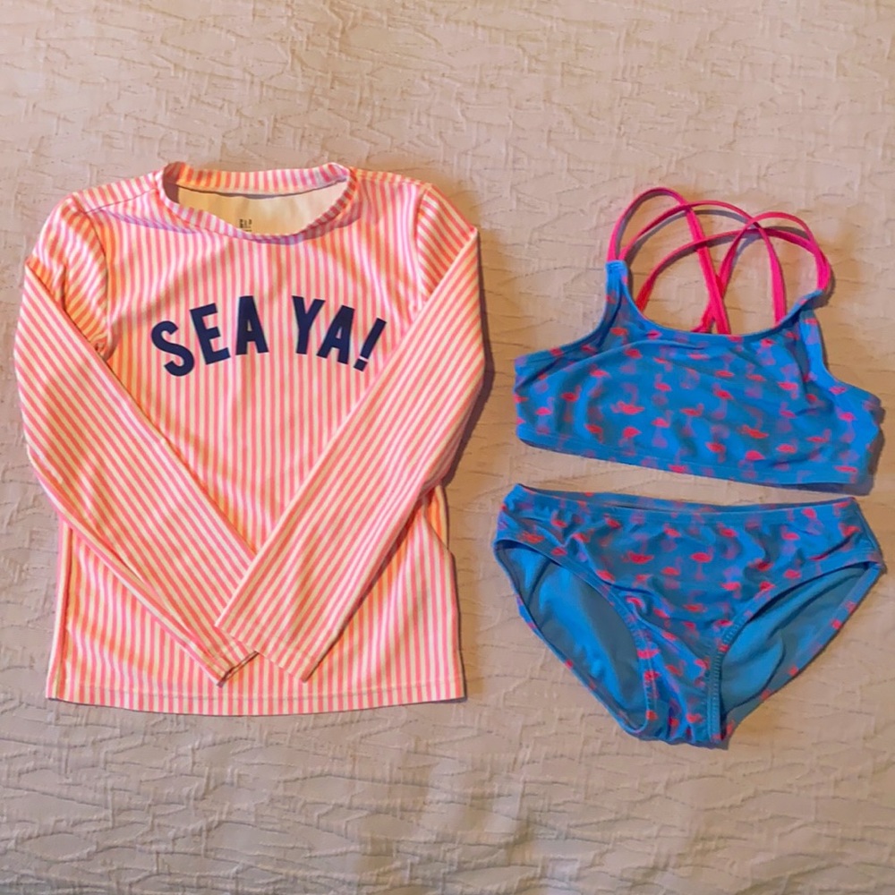 Gap 3 piece swim suit